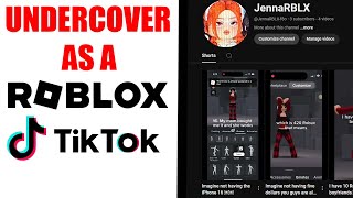 I Went Undercover As A Roblox TikToker