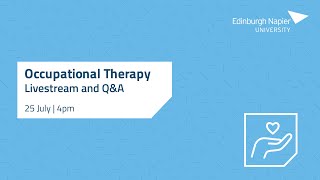 Occupational Therapy | Livestream and Q&A