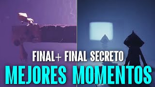 LITTLE NIGHTMARES 2 En Español Final + Final Secreto (Postcreditos) MEJORES MOMENTOS 1080p 60fps HD