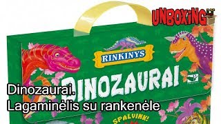 Dinozaurai. Lagaminėlis su rankenėle / PRESVIKA.LT