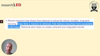 researchED Durrington Damian Benney: Using Desirable Difficulties to make learning easier (rEDLoom)