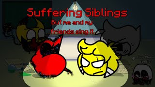 Damned Demons + ??? (Suffering Siblings but me and my friends sing it) (FNF Cover by Bonedude)