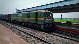 TKD Wag-9 Pulled out A Coal Loaded Freight Car Moving towards||ER