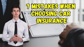 7 Mistakes When Choosing Car Insurance | Buy Car Insurance Online || Car Insurance