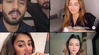 Rajab butt live in TikTok /// with big host in TikTok 😳😳elma and reshama and dukmuk#live #rajab