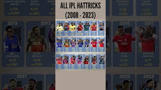 All IPL Hattricks #ipl #ipl2023 #indianpremierleague #indiancricket #hattrick #iplrecords #ipl