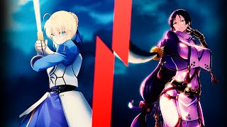 Saber Versus Raikou In A Dream Match