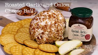 Roasted Garlic and Onion Cheese Ball