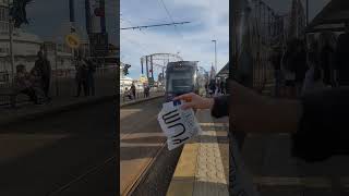 Blackpool Trams 202 Arriving into Plesure beech