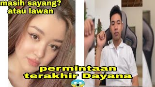 Detik detik permintaan Dayana buat fikinaki dan fans Indonesia