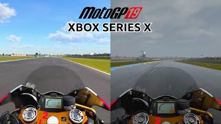 MotoGP 19 - Sunny vs Thunderstorm Weather - Xbox Series X Gameplay