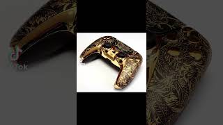 Gold Dragon PS5 Dualsense Controller 🤩 www.phatcontrollerz.co.uk @ #gaming #gamer #ps5