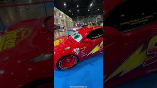 Lightning McQueen recreation out of an old celica at the Bangkok Auto Salon