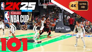 NBA 2K25 =My Career= [PC] (4K) EP101 {2nd Year} {Key Game} {NBA Cup} {Bulls @ Bucks}