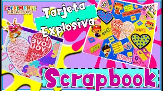 Episodio 3: ¿Cómo Hacer Una Tarjeta Scrapbook  Explosiva Para San Valentín?-Totalmente Creativos