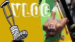 VLOG: выходные на воде или я все еще в гипсе! [08.08.2015]