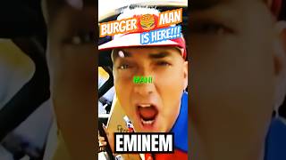 Eminem Spits on Burger  #rap #hiphop #funny #edit #music #rapmusic  #rapper #eminemshorts #shorts