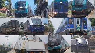 Railfanning Encinitas/Oceanside on 6/30/2024 w/SCAX 852 in trail on Metrolink and 2304 at Encinitas