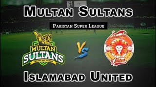 Multan Sultans vs Islamabad United | Match 7 | HBL PSL 8 |Waqar Younis Enclosure #multan