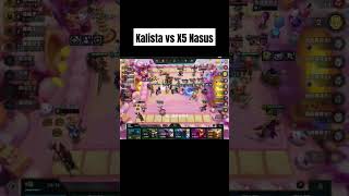 Kalista vs X5 Nasus #tft #teamfighttactics #3star #kalista #nasus