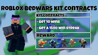 I Tested Out Kit Contracts In Roblox Bedwars…