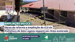 Obras de reforma e ampliação do CCZ da Prefeitura de Sete Lagoas seguem em ritmo acelerado