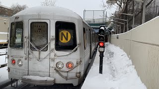 2022 February Winter Storm | Railfanning (N) Trains