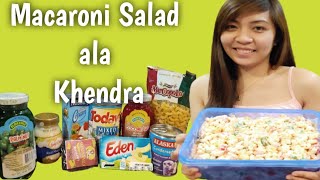 Macaroni Salad ala Khendra Molina 🤩