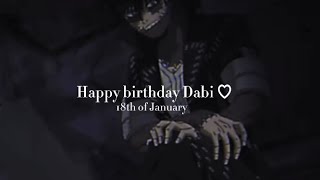 FW!! HAPPY BIRTHDAY DABI!! || Dabi edit || song: rockstar by post malone || Clips from = seroxj