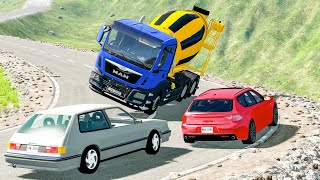 High Speed Traffic Crashes #11 - BeamNG Drive Crashes & Fails Compilation | Good Cat