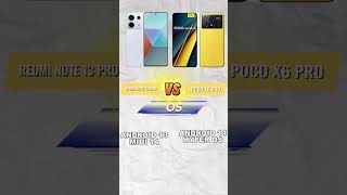 Redmi note 13 pro vs Poco X6 pro  #smartphone #technology