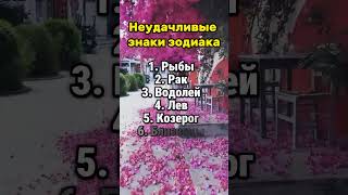 Неудачливые знаки зодиака: кому постоянно не везет? #гороскоп #гороскопы #астрология #знакизодиака