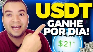 COMO GANHAR USDT POR MINUTO POR HORA E TODOS OS DIAS DE GRAÇA! Como ganhar DÓLARES