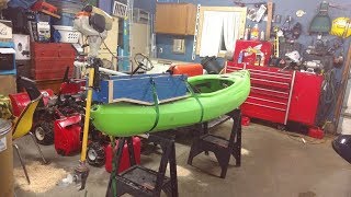 Kayak motor cold start and demonstration run