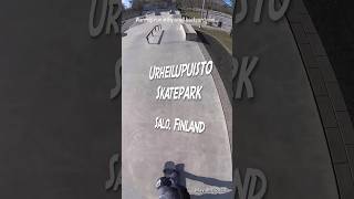 Urheilupuisto Skatepark, Salo, Finland 4.5.2023 - Warm-up run at my local. #skateboarding #vibingout