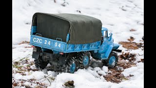 Ural 4320 (Урал 4320) winter driving - RC scale truck lost gear [Cross RC UC6] part 6/6