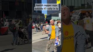 Jewish rapper performs “Bring the Family home” at 🇮🇱 🇵🇸 rally #koshadillz #rally #israel #jewish