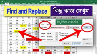 Excel find and replace formula | How to find and replace color in excel |