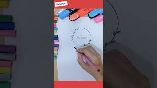 How to draw an Elegant design easily/#shorts ,#viral ,#short ,#youtubeshorts #mts_ideas #mts