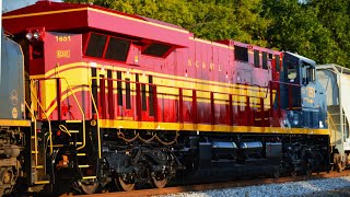 CSX 1851 - NC&Stl Heritage Unit - Trails on CSX X520 - 09-23-24