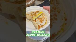 🔥MOUTHWATERING🔥 Egg & Cheese Breakfast Quesadilla 💥 #shorts #breakfastrecipe #eggs