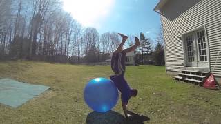 exercise ball flip 120FPS