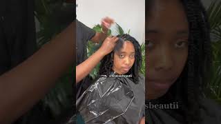 London Fluffy Twist Hair on 4C Natural Hair | Protective Hairstyle