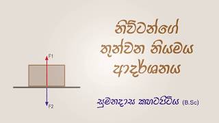 Newton's Third Low Physics Practical - Sumanadasa Kahatapitiya | නිව්ටන්ගේ තුන්වන නියමය ආදර්ශනය