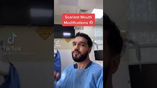 Scariest mouth modification 🤯😱