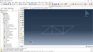 Static Analysis of a Truss Using Abaqus