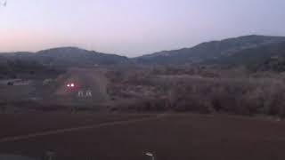 RWY 32, Cloverdale, CA (O60) -  Landing at Dusk