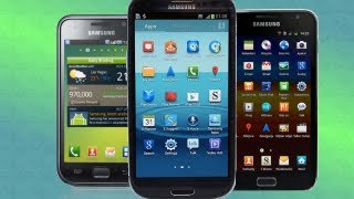 Galaxy S3, Galaxy S and Galaxy Note size comparsion and dimensions