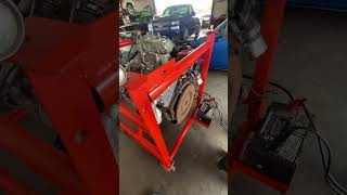 engine stand we built