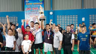 live streaming FINAL BADMINTON Camat Gempol Cup 2024|| Koramil Gempol 🆚 Ds Gempol